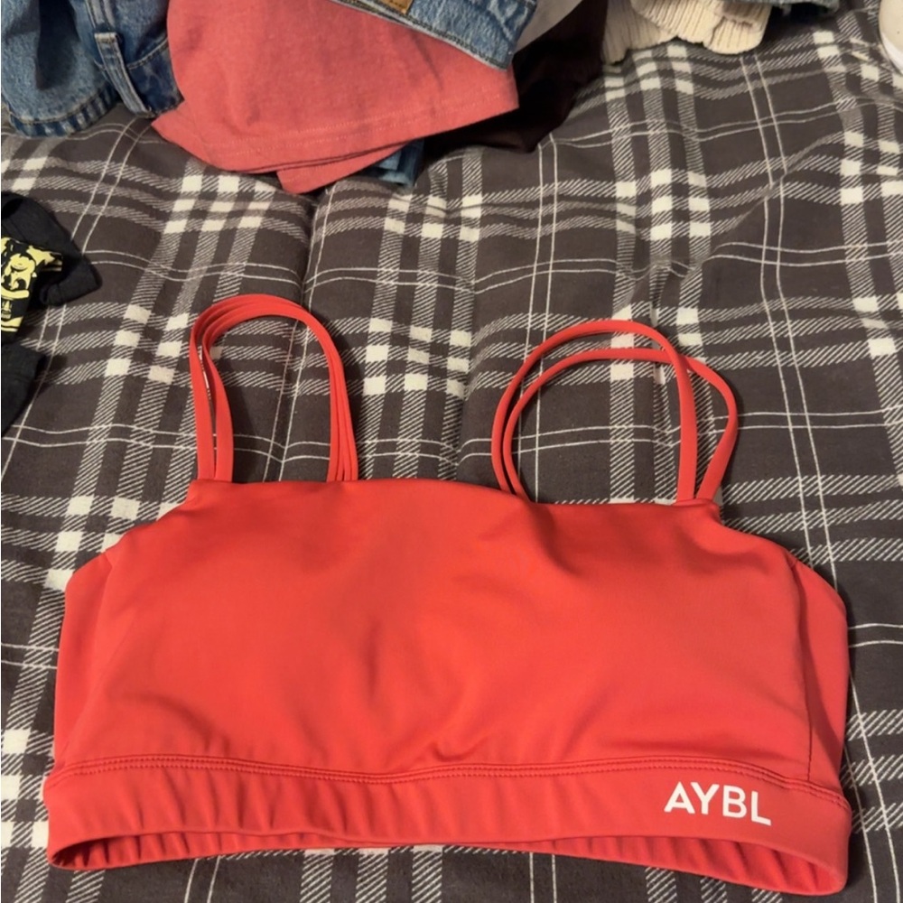 AYBL Red Sports Bra